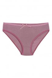 12 Adet Yıldız Bayan Bambu Bikini Külot Gül Kurusu 3909 thumbnail 1