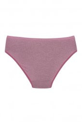 12 Adet Yıldız Bayan Bambu Bikini Külot Gül Kurusu 3909 thumbnail 2