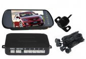7" KAMERALI PARK SENSÖRÜ  + 4 SENSÖR KOMPLE SET GRİ thumbnail 4