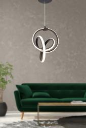 TT Aydınlatma TT317-SY  Stilla Modeli Mat Siyah Led Avize thumbnail 3