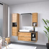 Denko Matia 100 cm MDF Banyo Dolabı Takımı thumbnail 5