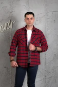 SLİMFİT ÇİFT CEP PAMUKLU KALIN ODUNCU GÖMLEK thumbnail 2