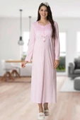 Mecit 5415 Bayan Pembe Hamile Lohusa Gecelik thumbnail 2