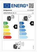 Bridgestone Turanza 6 205/55 R16 91V Yaz Lastiği - 2026 thumbnail 2