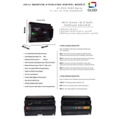 Akıllı Merdiven At-Eco Oled Serisi Akıllı Modül + 2 Adet PIR Sensör (Standart Sensör) thumbnail 2