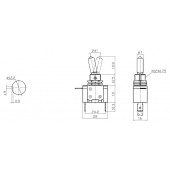 LEDLİ TOGGLE SWITCH 12V 2P thumbnail 2