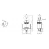 ASW LEDLİ TOGGLE SWITCH 12V 30A thumbnail 3