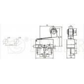 Micro Switch Mini Makaralı KW10-Z4P thumbnail 2