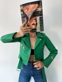 Bayan Yeni Model Deri Ceket 22922 thumbnail 1