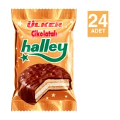 Ülker Halley Tekli Bisküvi 30 gr 24 adet thumbnail 2