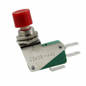 Micro Switch DS-438 Kırmızı Butonlu 12mm thumbnail 1