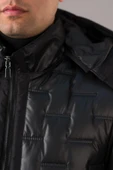 REGULAR FİT KAPŞONLU ASTARLI KAPİTONE ERKEK MONT thumbnail 7