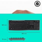 Logitech MK270 Kablosuz Klavye Mouse 920-004525 thumbnail 5