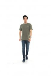 Erkek T-shirt Gravıs Haki S thumbnail 5