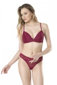 Fabony Bayan Dantelli Bralet Sütyen String Külot Takımı 4070 thumbnail 3