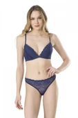 Fabony Bayan Dantelli Bralet Sütyen String Külot Takımı 4070 thumbnail 2
