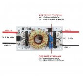 DC-DC 10A 250W Voltaj Yükseltici Devre Led Sürücü Converter thumbnail 2