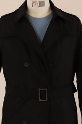 Erkek Slim Fit Trençkot thumbnail 3