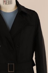 Erkek Slim Fit Trençkot thumbnail 4