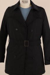 Erkek Slim Fit Trençkot thumbnail 8