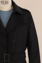 Erkek Slim Fit Trençkot thumbnail 9