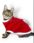 Cat Santa Bow Yılbaşı Kedi Sweati thumbnail 3