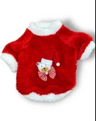 Cat Santa Bow Yılbaşı Kedi Sweati thumbnail 5
