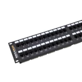 SIGNAMAX 2U 48 PORT CAT3 PATCH PANEL 2U SİYAH thumbnail 2