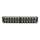 SIGNAMAX 2U 48 PORT CAT3 PATCH PANEL 2U SİYAH thumbnail 6