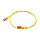 PATCH CORD UTP CAT6 1 MT YELLOW thumbnail 3