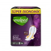 Molped Süper Ekonomik Süpernight Ped Süper Gece 14x2 28 Adet thumbnail 1
