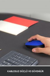 Logitech M171 Kablosuz Usb Alıcılı Optik Mouse Mavi thumbnail 2