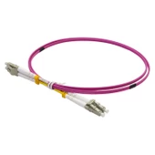 FİBER PATCH CORD LC-LC MM DUPLEX 50/125 OM4 1 MT thumbnail 3
