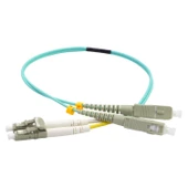 FİBER PATCH CORD SC-LC MM DUPLEX 50/125 OM3 0.30 MT thumbnail 4