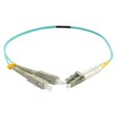 FİBER PATCH CORD SC-LC MM DUPLEX 50/125 OM3 0.30 MT thumbnail 1