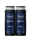 Nivea  Men Active Clean Erkek Duş Jeli 500 ml x2 thumbnail 1