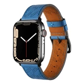 ​​​Apple Watch Ultra 49mm KRD-76 PU Deri Kordon thumbnail 1