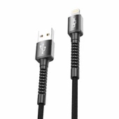 LinkTech K550 Lightning-USB Metal Başlı Data/Şarj Kablosu 3A 1mt thumbnail 5