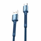 LinkTech K552 Type-C USB Metal Başlı Data/Şarj Kablosu 3A 1mt thumbnail 4
