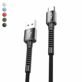 LinkTech K552 Type-C USB Metal Başlı Data/Şarj Kablosu 3A 1mt thumbnail 1