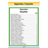 İngilizce Karşıtlar-Zıtlar (Opposite) Kitabı thumbnail 2