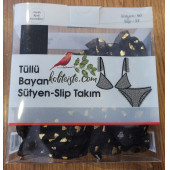 Kadın Tüllü Sütyen Slip Takım thumbnail 1