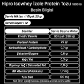 Hardline Hipro IsoWhey 1800 Gr Antrenman Öncesi ve Sonrası Protein thumbnail 5