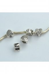 Worldshop PANDORA CHARM BİLEKLİK UYUMLU GÜMÜŞ  CHARM thumbnail 2