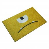 Canavar Emoji Çift Taraflı Kauçuk Kapı Önü Paspası thumbnail 2