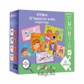 Stem A 32 Parça Yapboz - Mor thumbnail 2
