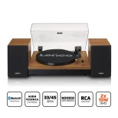 Lenco LS-310WD Ahşap Bluetoothlu Pikap Plak Çalar thumbnail 4