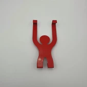 Metal Adam Askı 2 Kancalı thumbnail 2