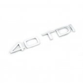 AUDI 40 TDI KROM BAGAJ YAZISI thumbnail 1