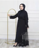 Modatalika Yeni sezon Kadın Ferace Abaya thumbnail 9
